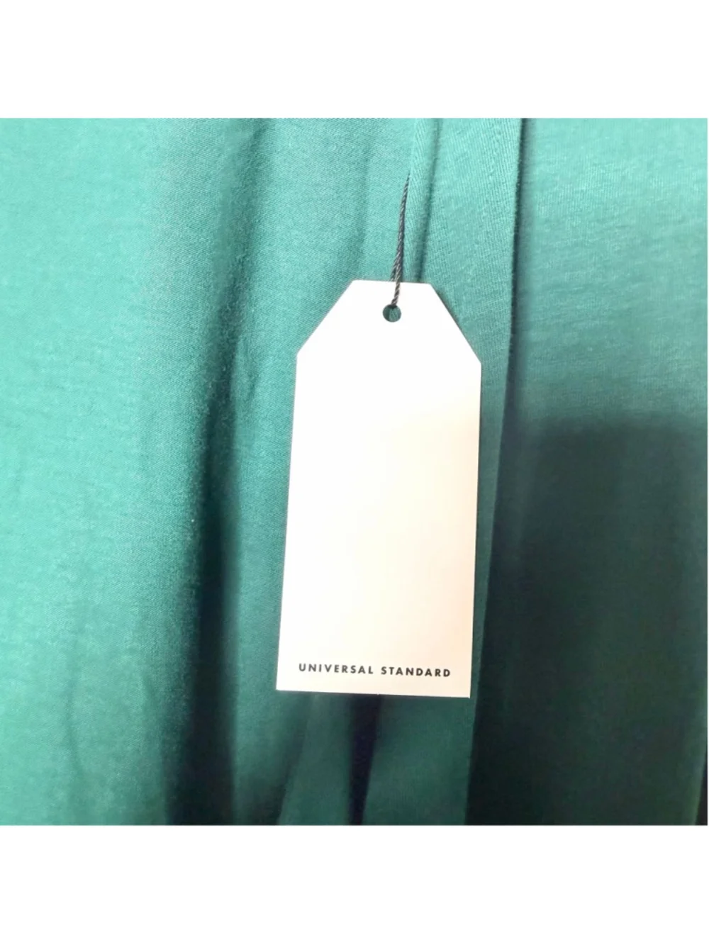 NEW with tags Universal Standard Tiered Twirl Wrap Dress Green Conifer L (22-24) - Picture 8 of 11